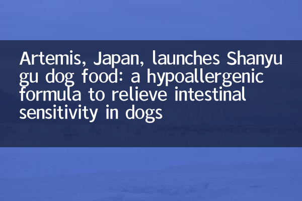 日本 Artemis 雅思推出善玉菌狗糧：低敏配方緩解犬類腸道敏感