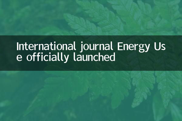 國際期刊Energy Use正式啟運